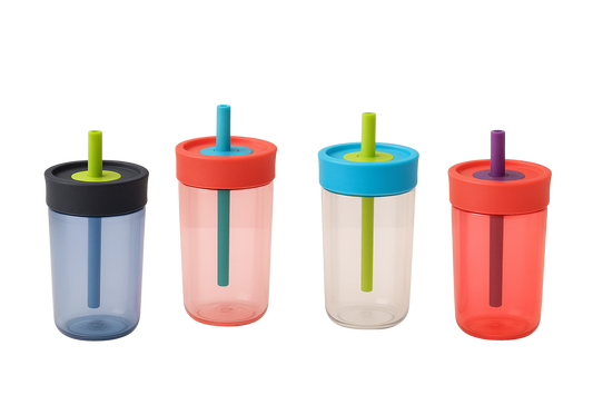 12oz Spill-Resistant See-Through Tumbler
