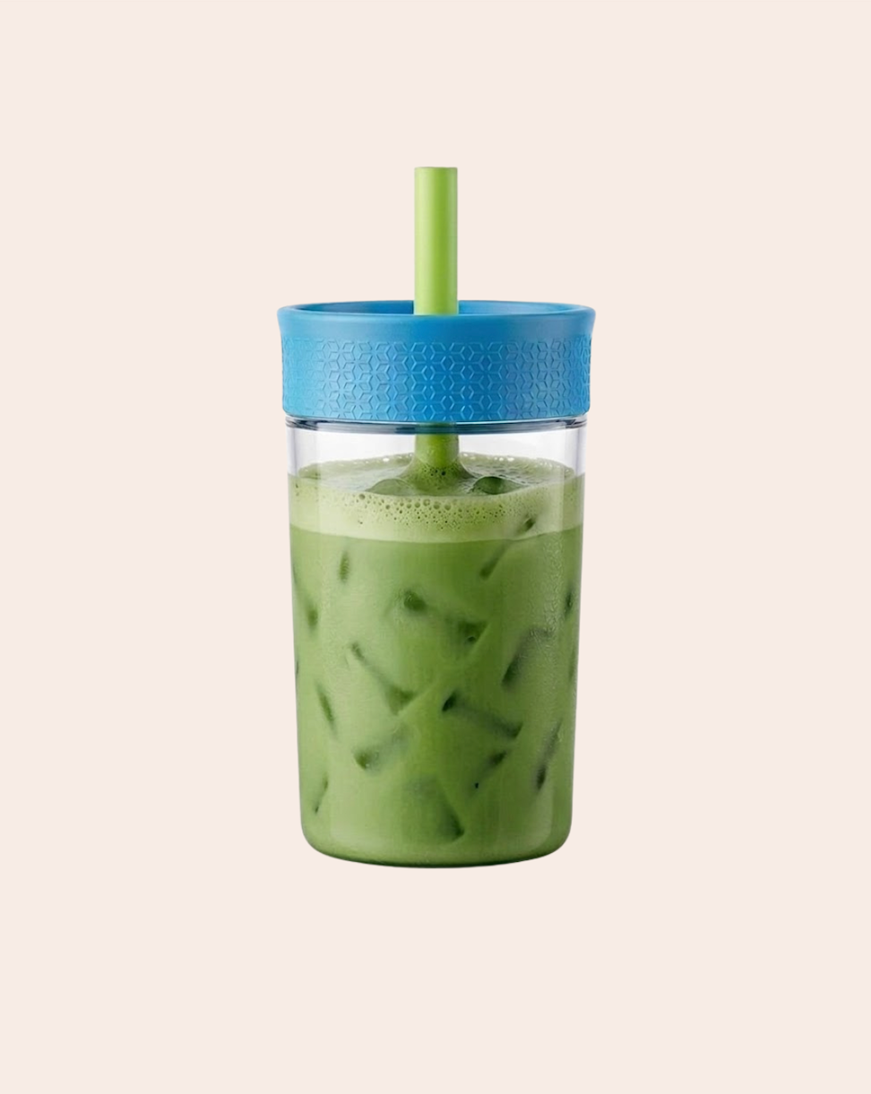12oz Spill-Resistant See-Through Tumbler