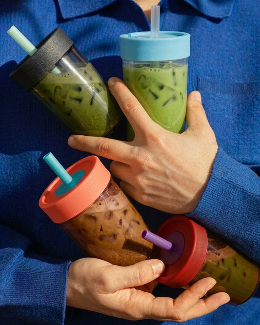 12oz spill resistant see through tumbler